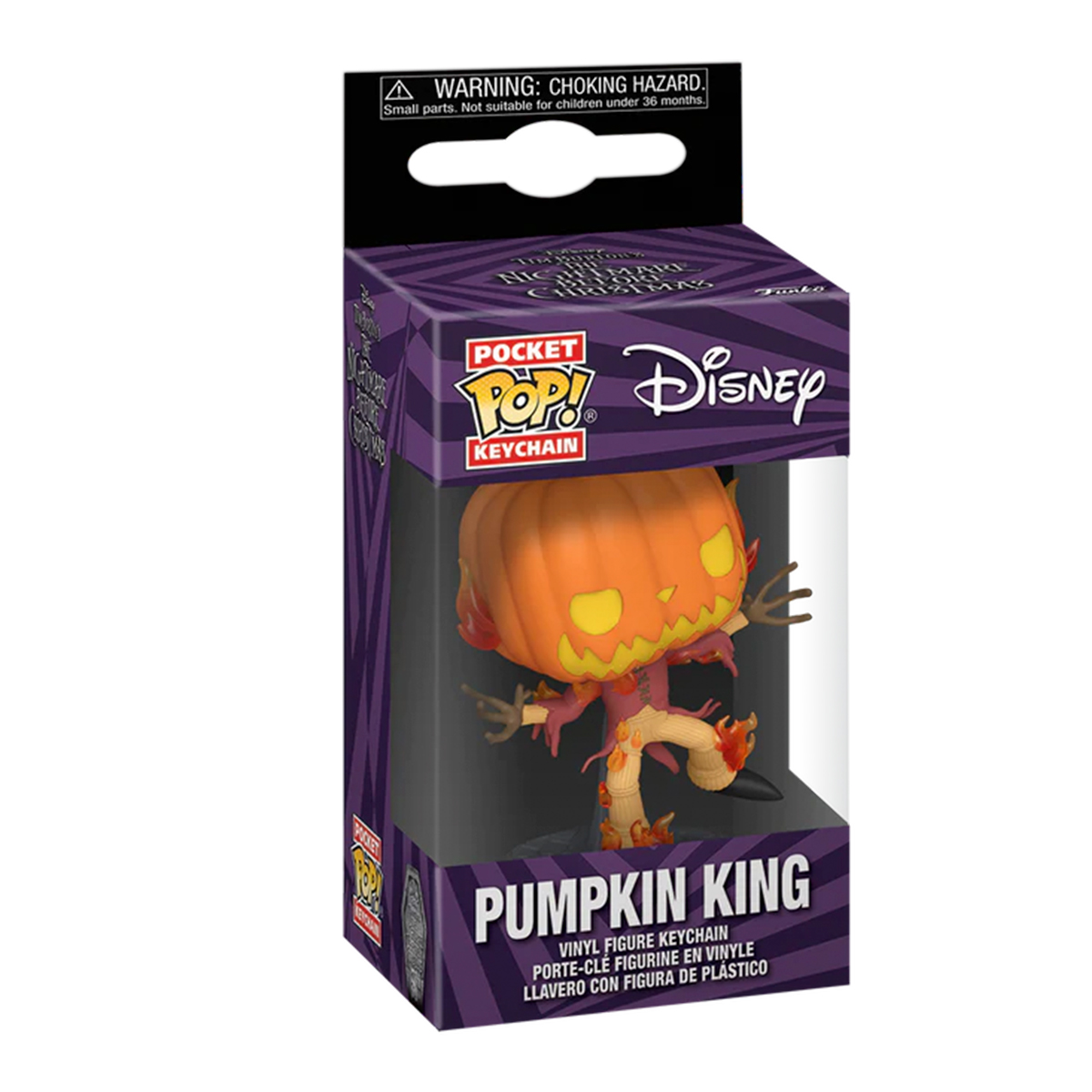 Funko Pop Llavero Rey Calabaza Extraño Mundo De Jack 30 Aniversario Fig Original