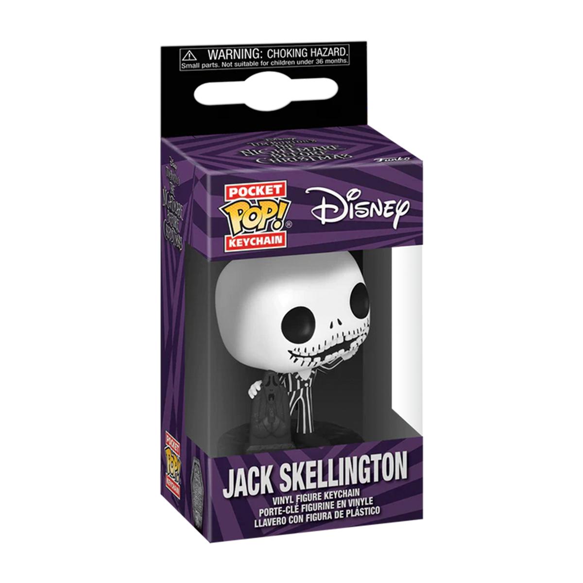 Funko Pop Llavero Jack Con Tumba El Extraño Mundo De Jack Disney Figura Original