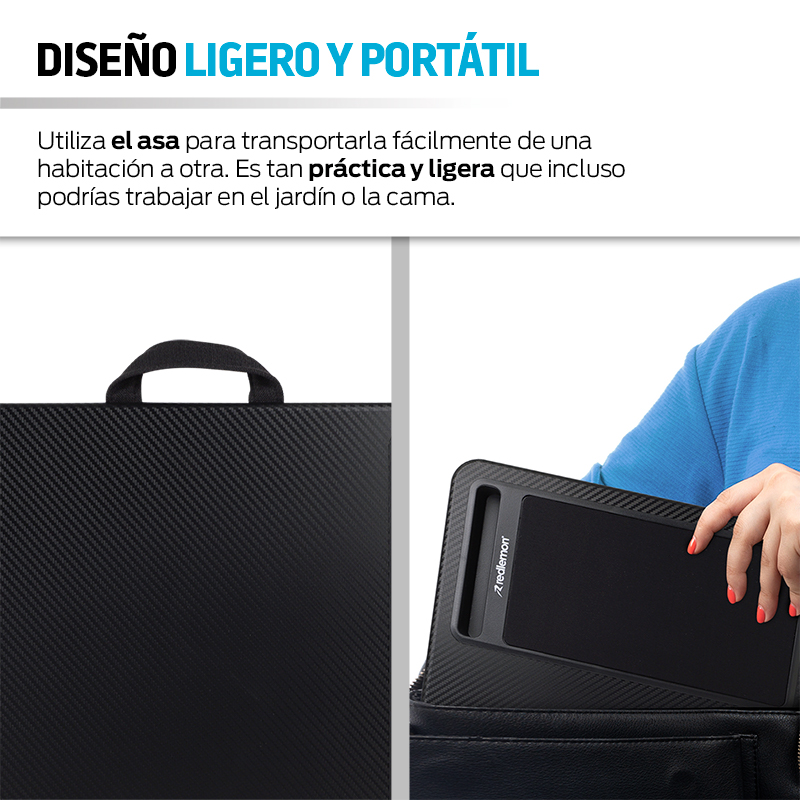 Mesa para Laptop Egonómica con Soporte para Celular y Mouse Pad
