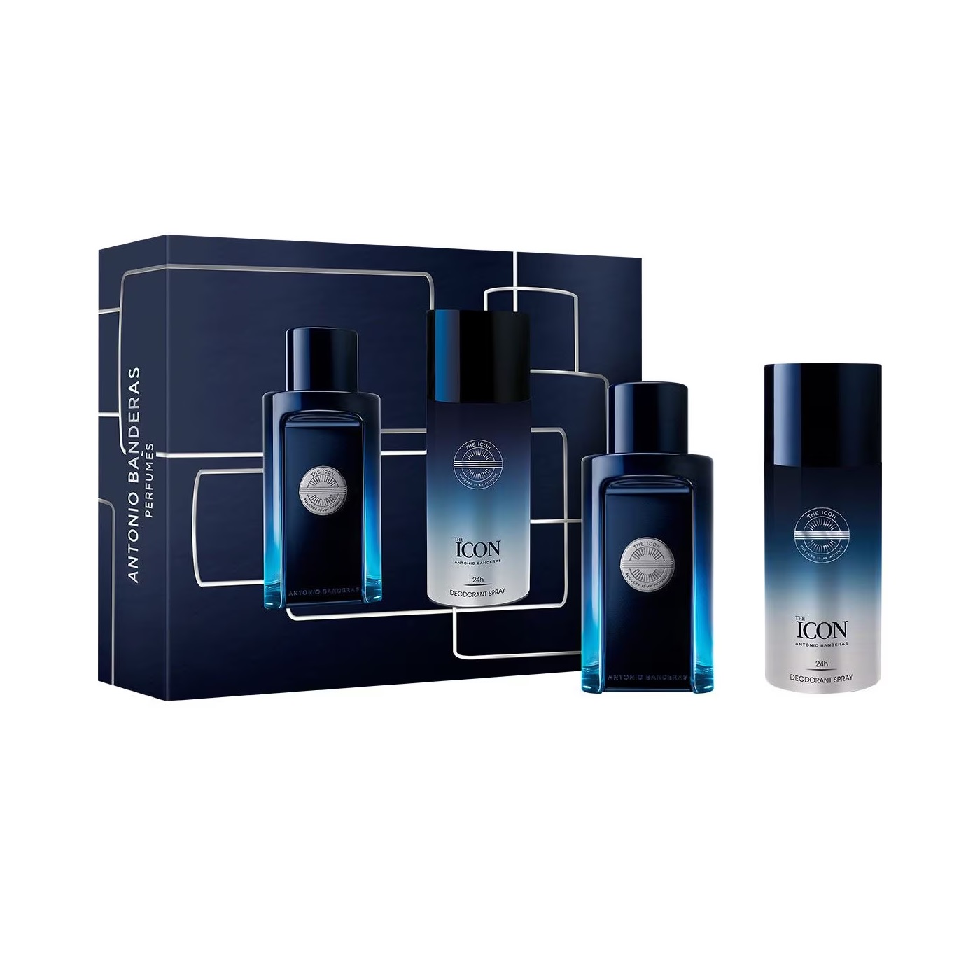 Set Antonio Banderas The Icon 100ml EDT Spray/desodorante 150ml