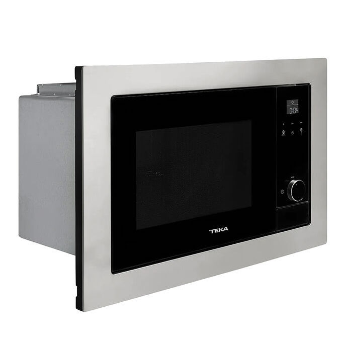 MICROONDAS TEKA MS 620 BIS DE 60 CM (24 PULGADAS) CON CRISTAL NEGRO EN TRIM Y CAPACIDAD DE 0.7 PIES CÚBICOS.