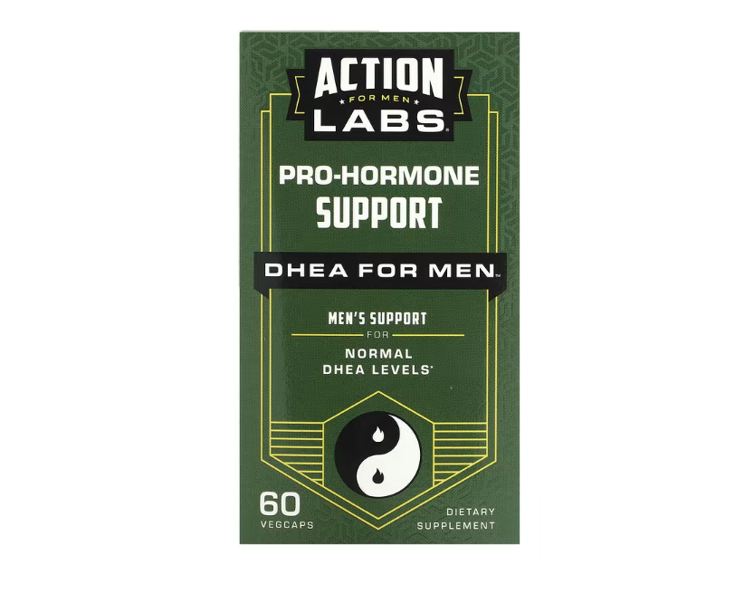 ACTION LABS Pro-Hormone Support DHEA para hombre 60 capsulas