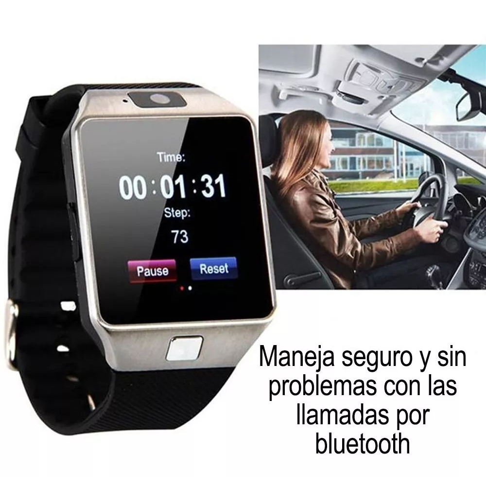 Smart Watch Dz09 Solo Tiene Bluetooth Reloj Inteligente Plateado