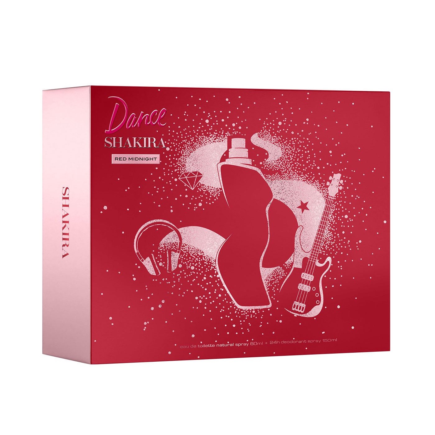Set Shakira Dance Red Midnight EDT 80ML + Desodorante 150ML