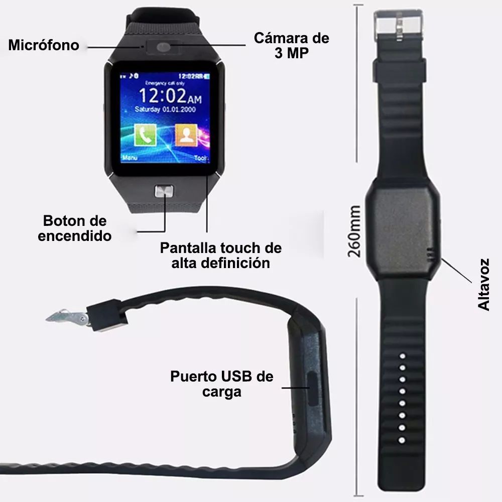 GENERICO Cargador Cable USB para Reloj Xiaomi Redmi Watch 2 / 2 Lite / Watch  3