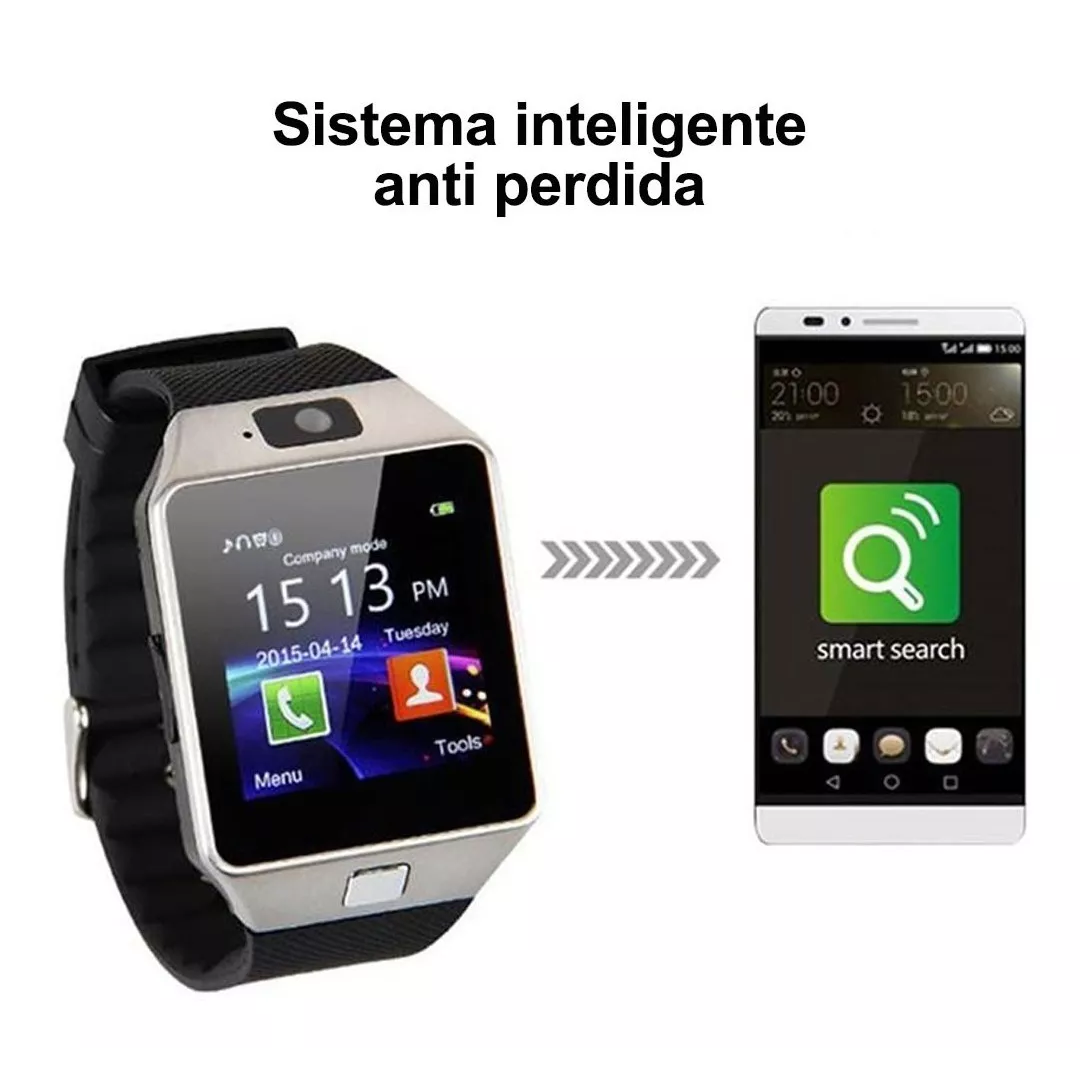 Smart Watch Dz09 Solo Tiene Bluetooth Reloj Inteligente Negro