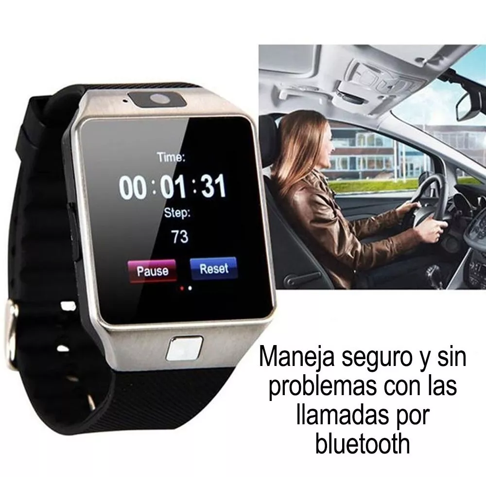 Smart Watch Dz09 Solo Tiene Bluetooth Reloj Inteligente Negro