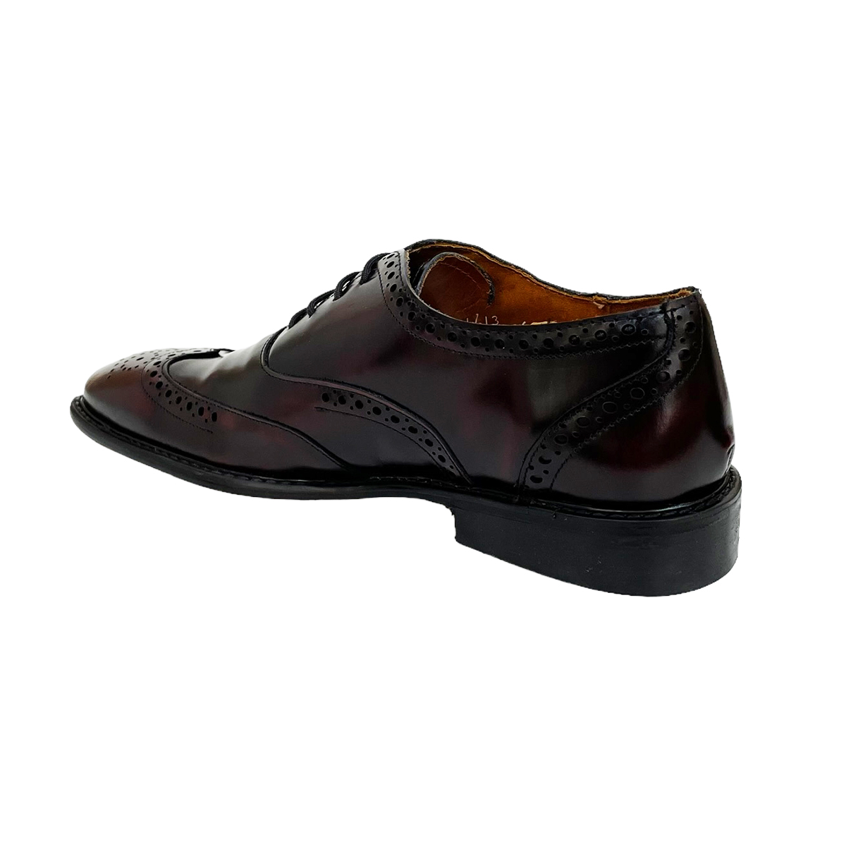 Zapatos De Vestir Bostoniano Hombre Vino Vogatti Piel Cómodo