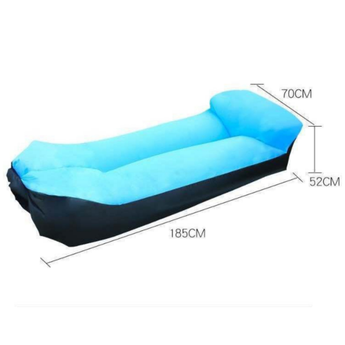 Sofa Inflable Puff Forma De Burrito Varios Colores