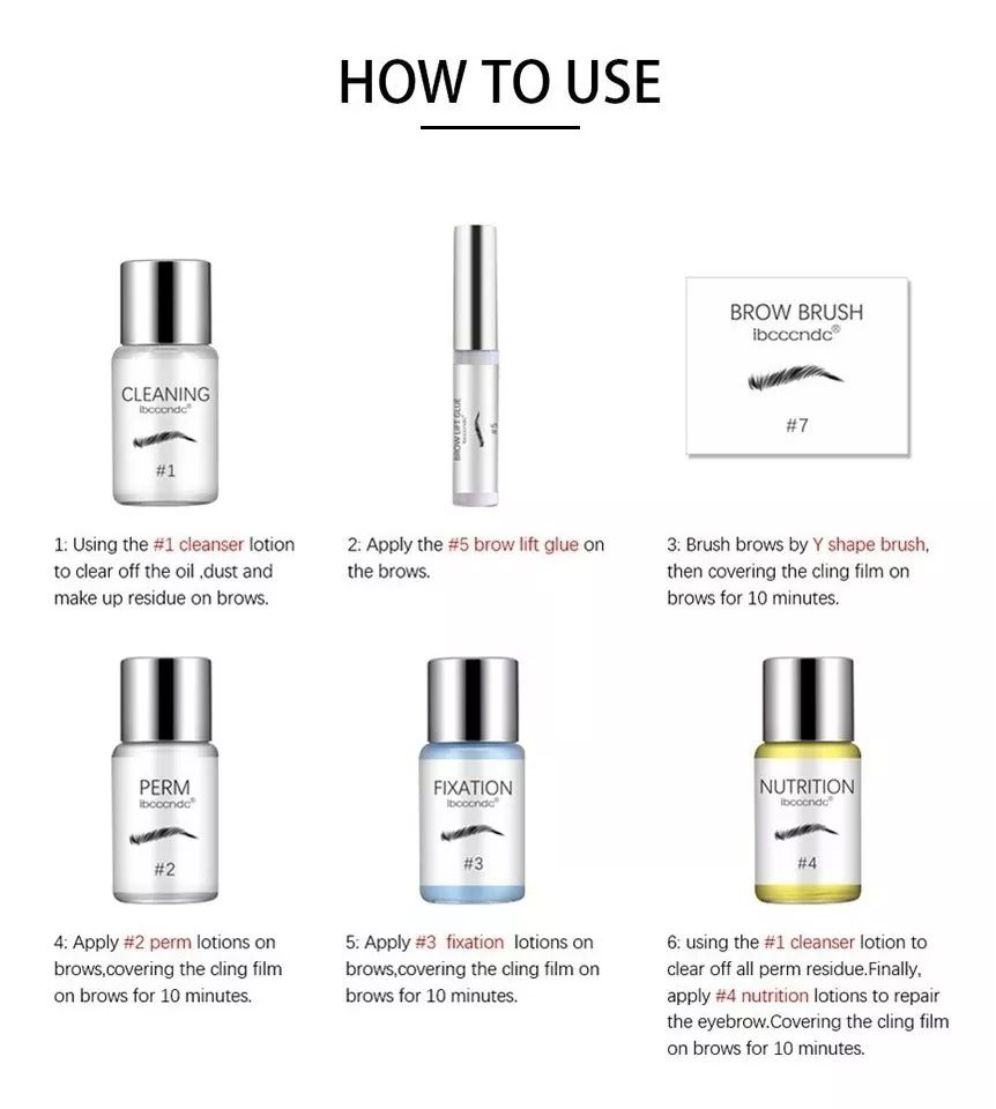 Kit Planchado Laminado de Cejas