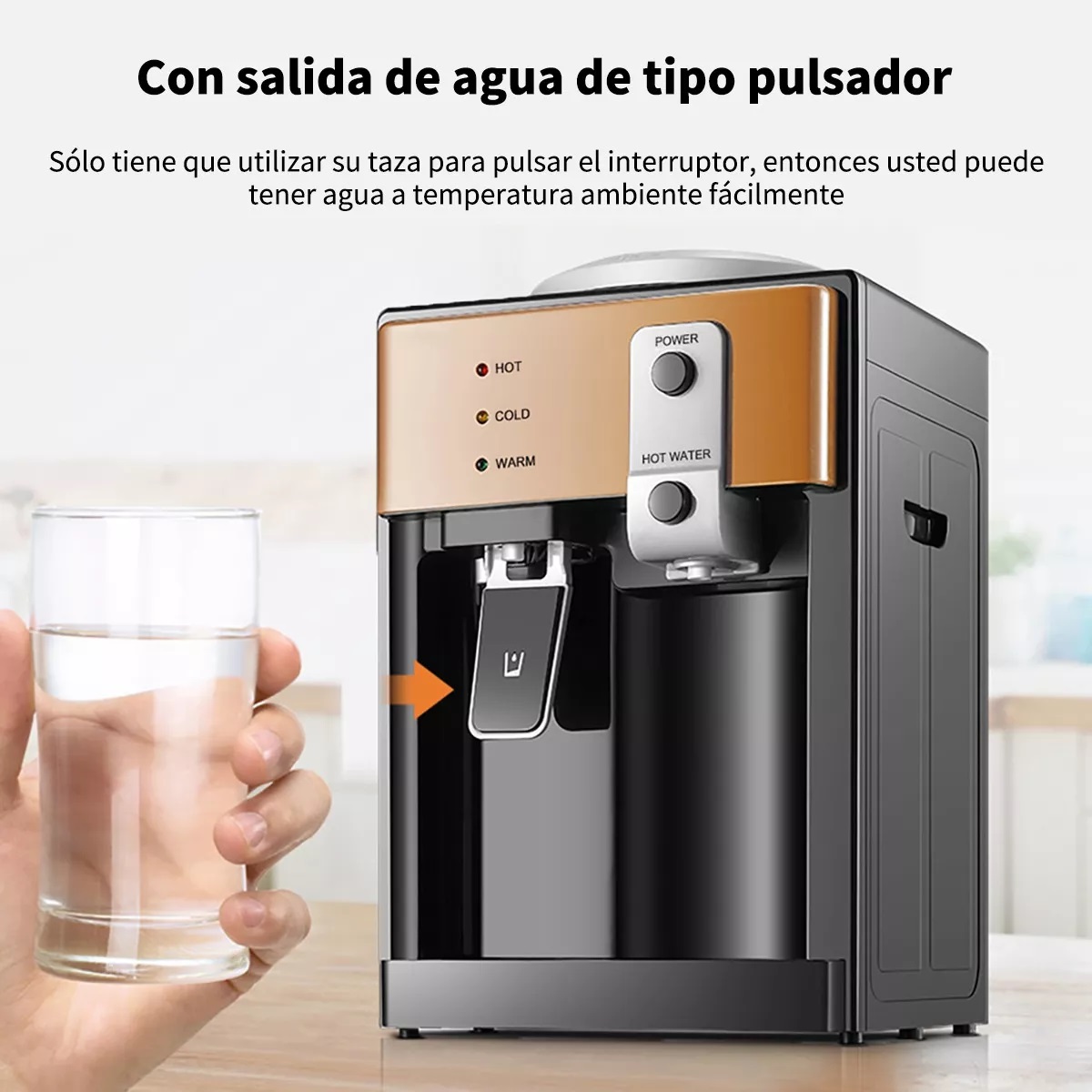 Dispensador Enfriador De Agua Fría Y Caliente 20L.