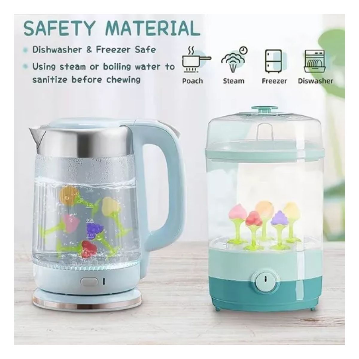 Chupones Para Bebe+Mordederas Bebe Kit Bebé Multicolr