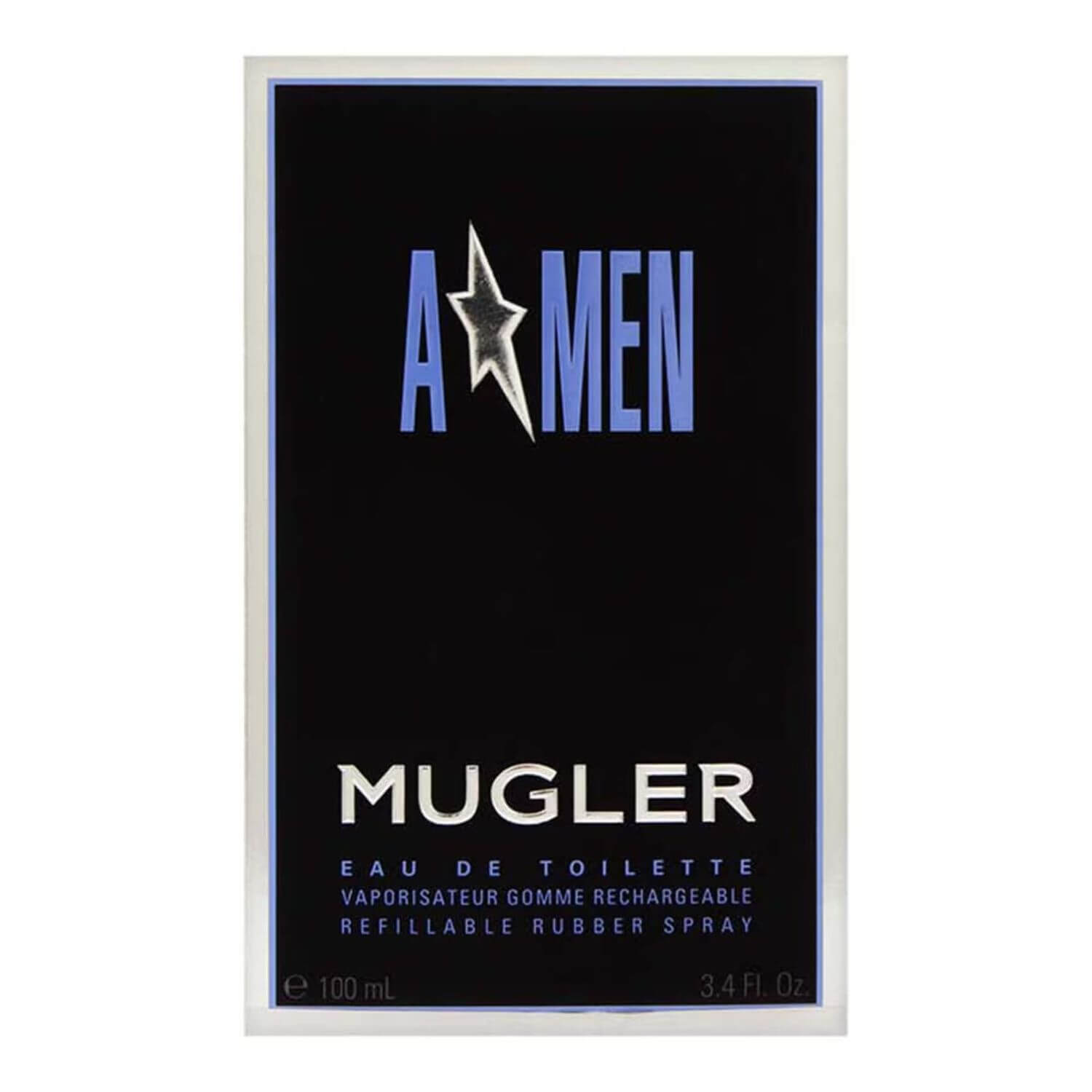 A Men Rechargeable Refillable Rubber 100Ml Edt Spray