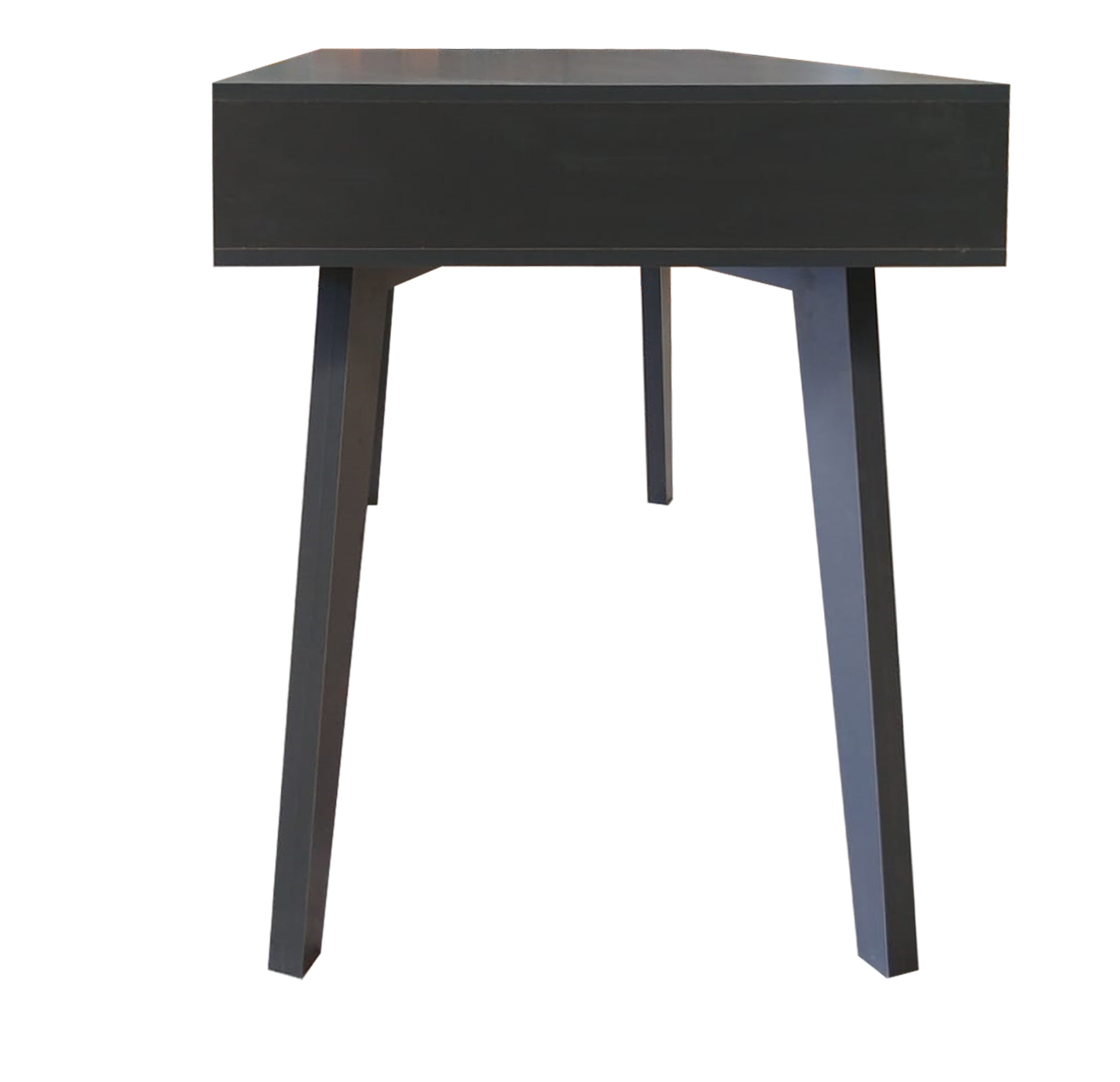 Escritorio rectangular de la familia Kalajoki acabado gris imperio.