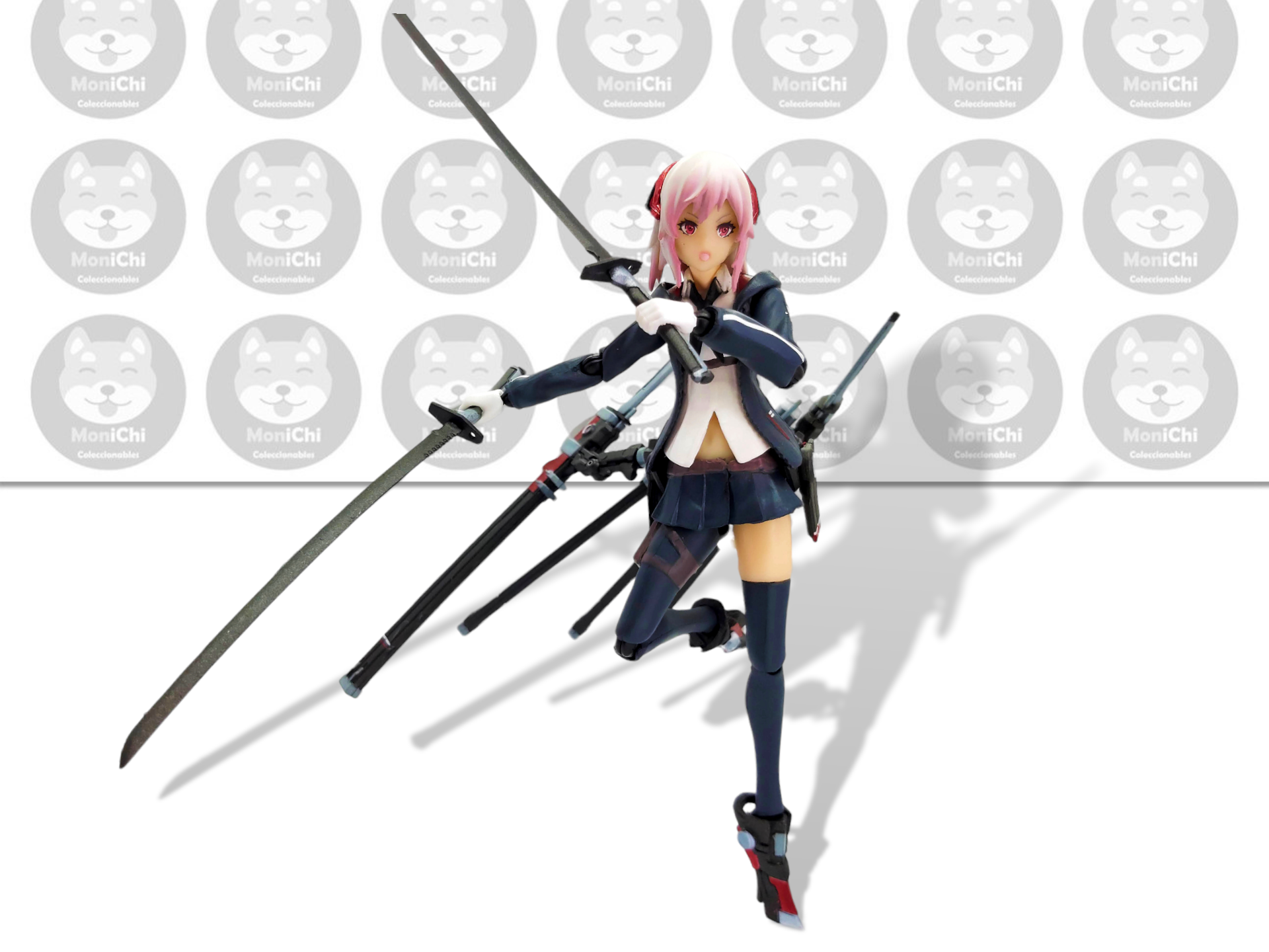 ANIME HEAVILY ARMED High School Girls Ichi Figma 396 Collect PVC Action