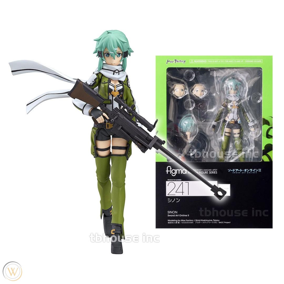Sinon 241 Sword Art Online Sao Kirito Figma Figura Anime