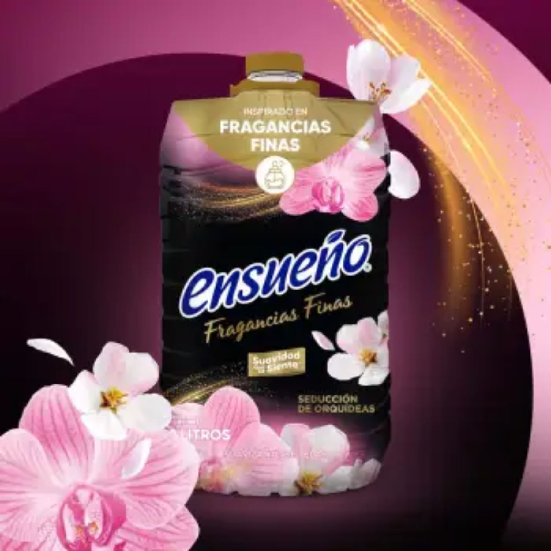 Suavizante de Telas Fragancias Finas 9L Ensueño SMS-NEGRO