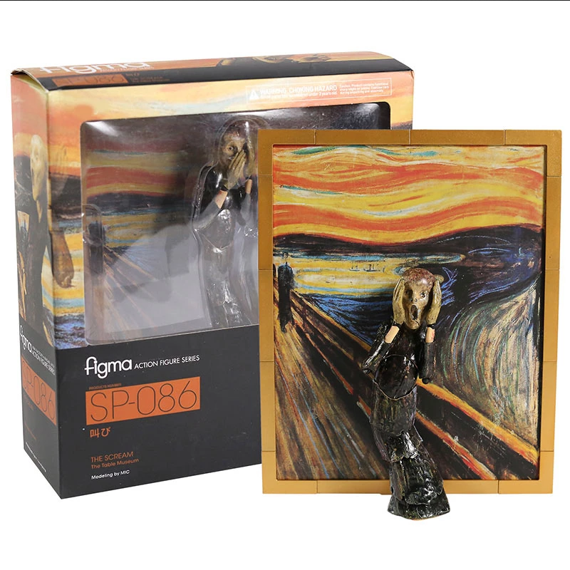The Scream Sp086 Table Museum Figma El Grito Figura Muñeco