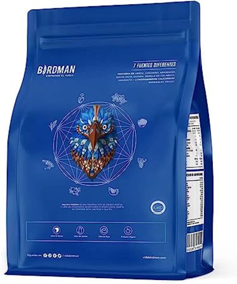 Proteína Orgánica Biderman Falcon 657460 1.5 kg Doble Chocolate