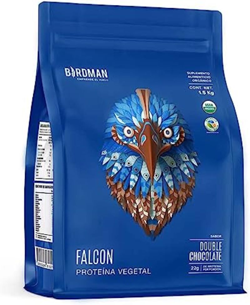 Proteína Orgánica Biderman Falcon 657460 1.5 kg Doble Chocolate
