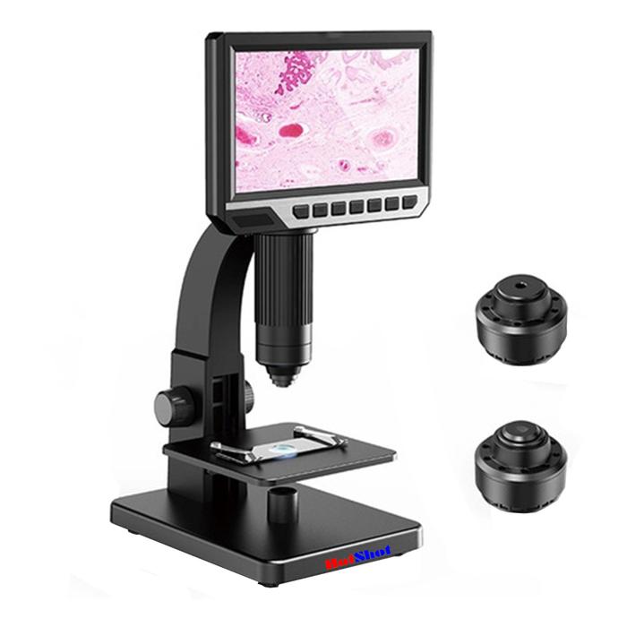 Microscopio Digital Biológico, MXIOC-001-12, 1 Pza, 7 Pulgadas IPS HD, 1200 MP, 0 - 2000x, 2mm-55mm, 1920*1080Px,, MicroPro