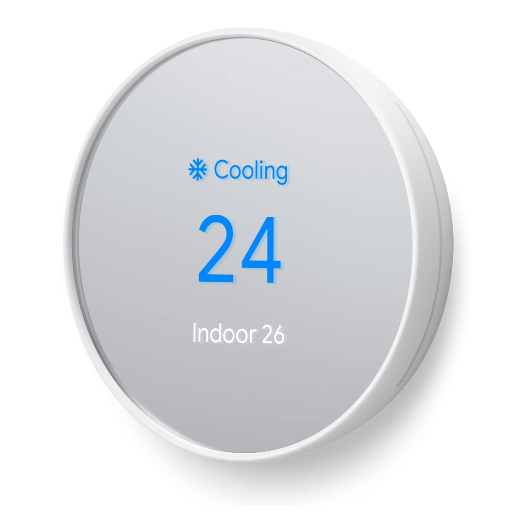 Google Termostato Nest Snow inteligente 