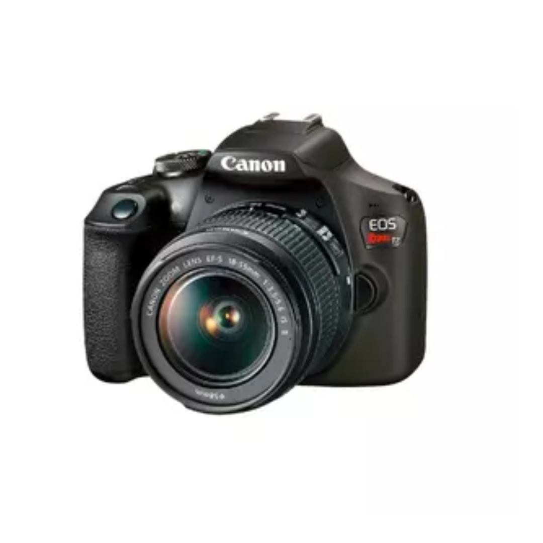 Camara Canon Eos T7 con lente 18-55 memoria sd 16gb
