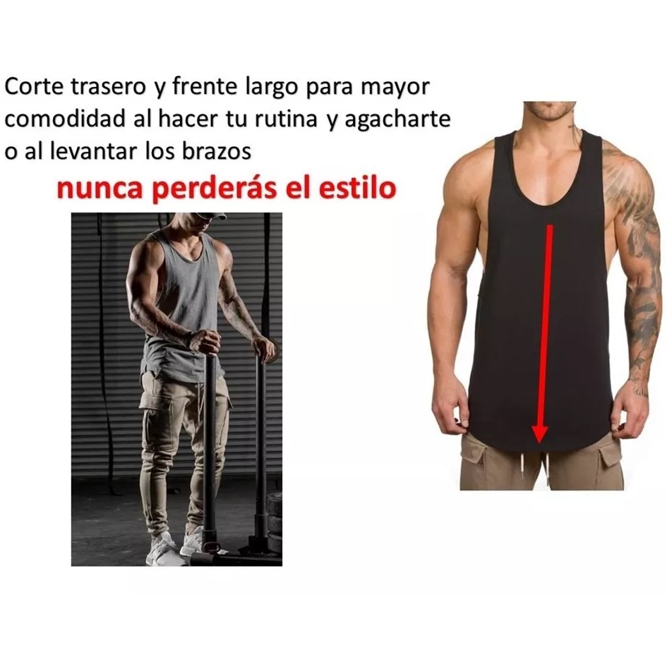 Playera De Tirantes Deportiva Secado Ultra Rapido.