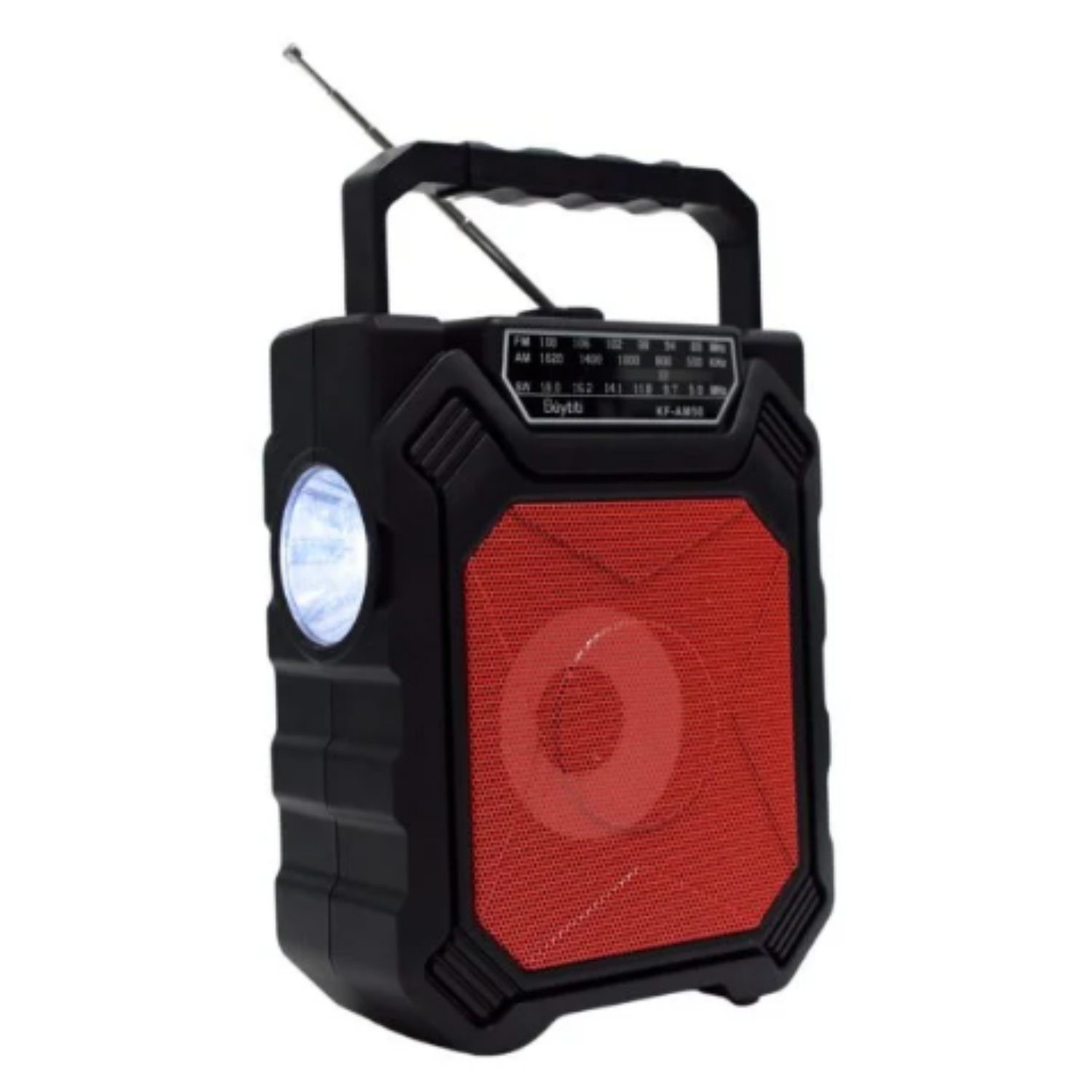 Bocina portatil con linterna bluetooth con radio AM y FM