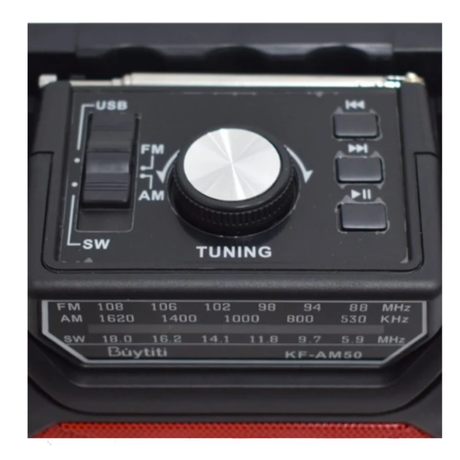Bocina portatil con linterna bluetooth con radio AM y FM
