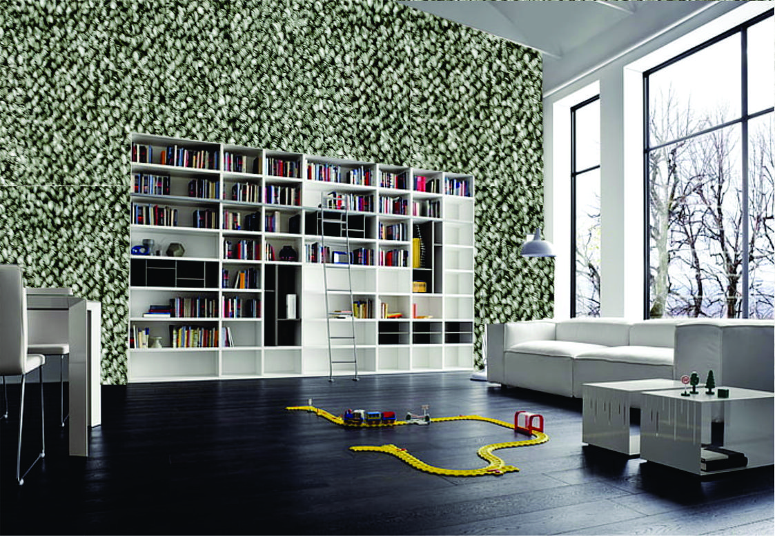 Panel Decorativo Estilo Alfombra Gris 1pza 60cm X 60cm Pm12