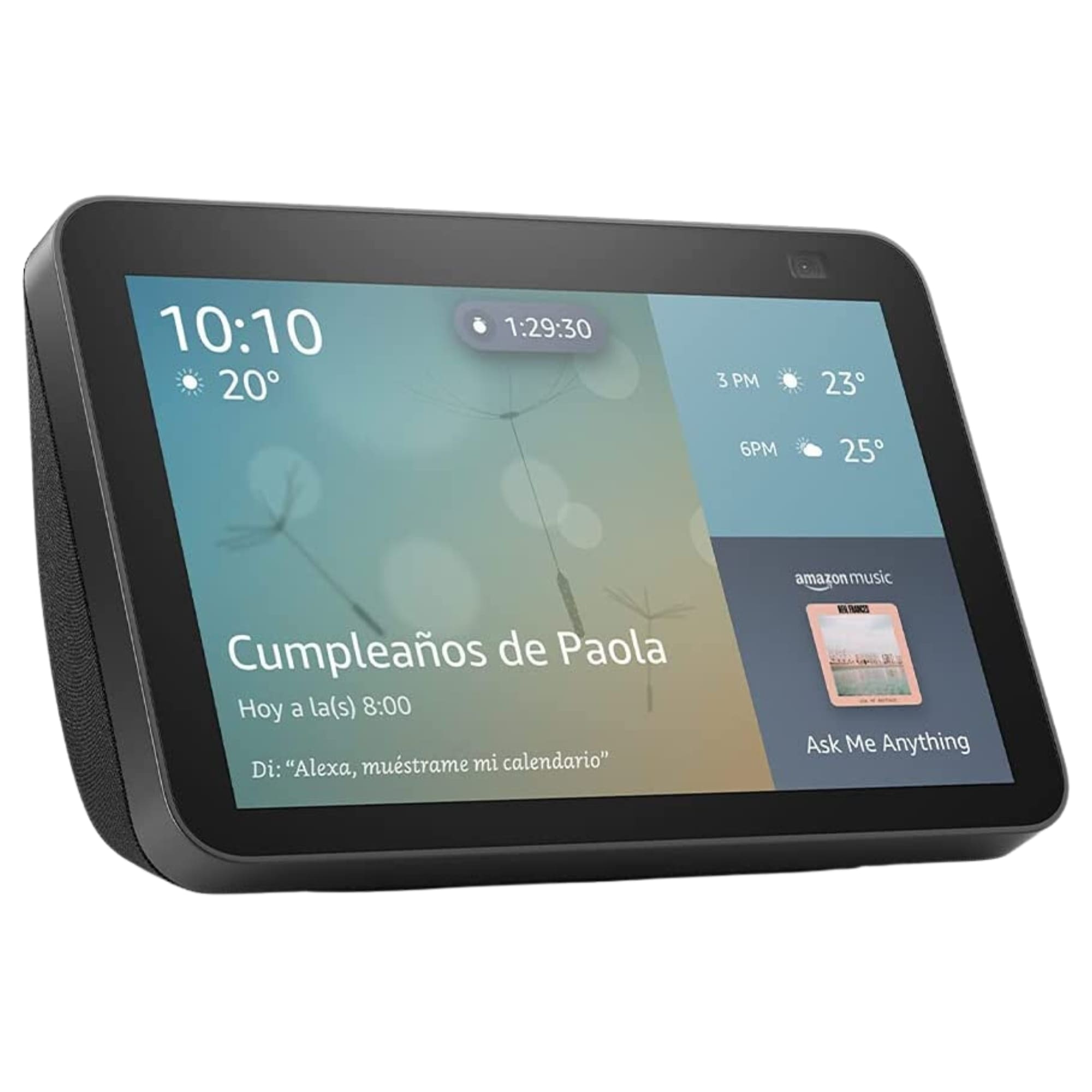 Amazon Echo Show 8 de 8'' Touch 2nd Gen con asistente virtual Alexa, Negro