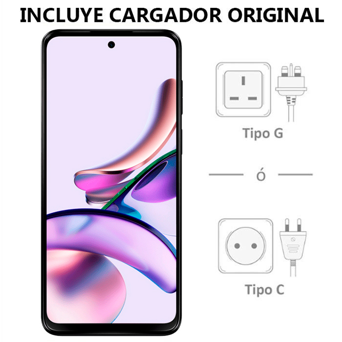 Celular MOTOROLA Moto G13 4GB 128GB 6.5" 50MP Negro EU 