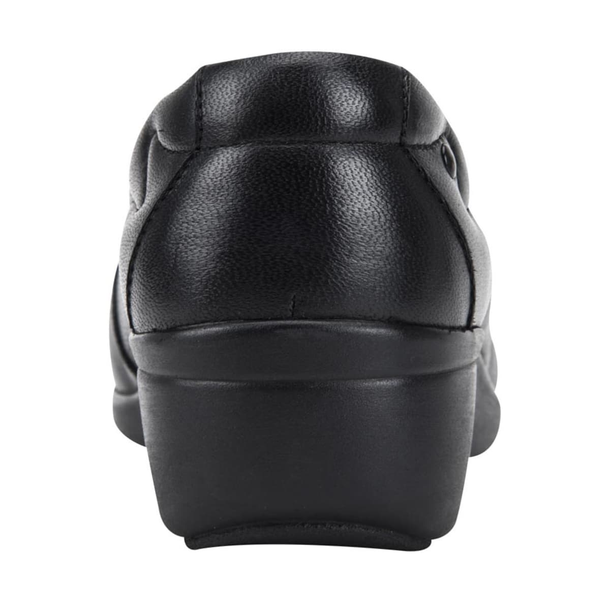 Choclos de piel con elástico Shosh confort para mujer, color negro