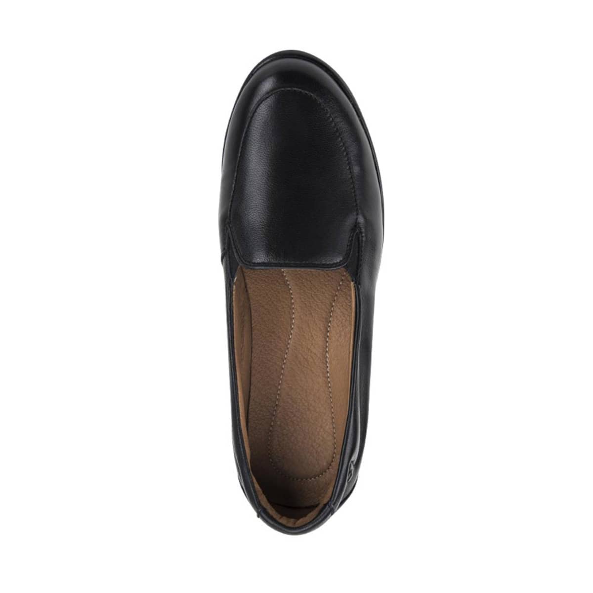 Choclos de piel con elástico Shosh confort para mujer, color negro