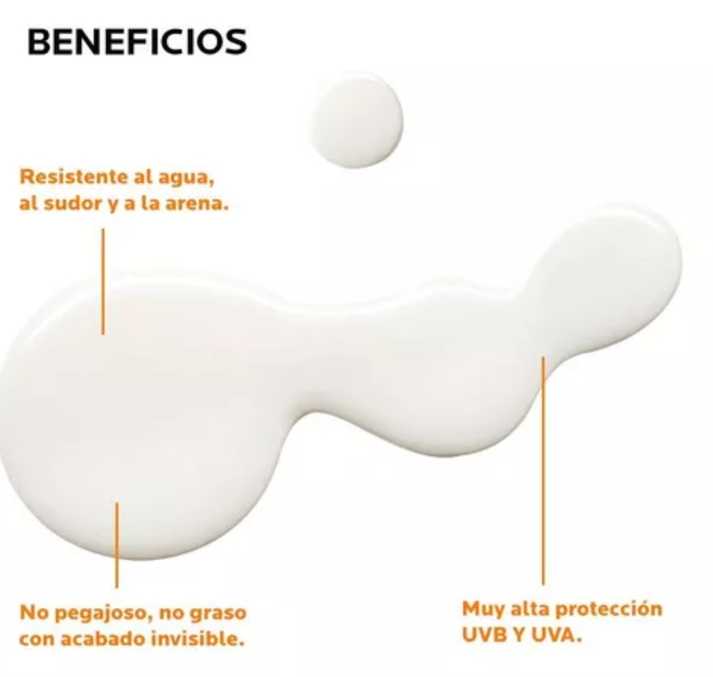 Protector solar La Roche-Posay Anthelios FPS 50 Shaka Fluid con color en crema de 50 mL