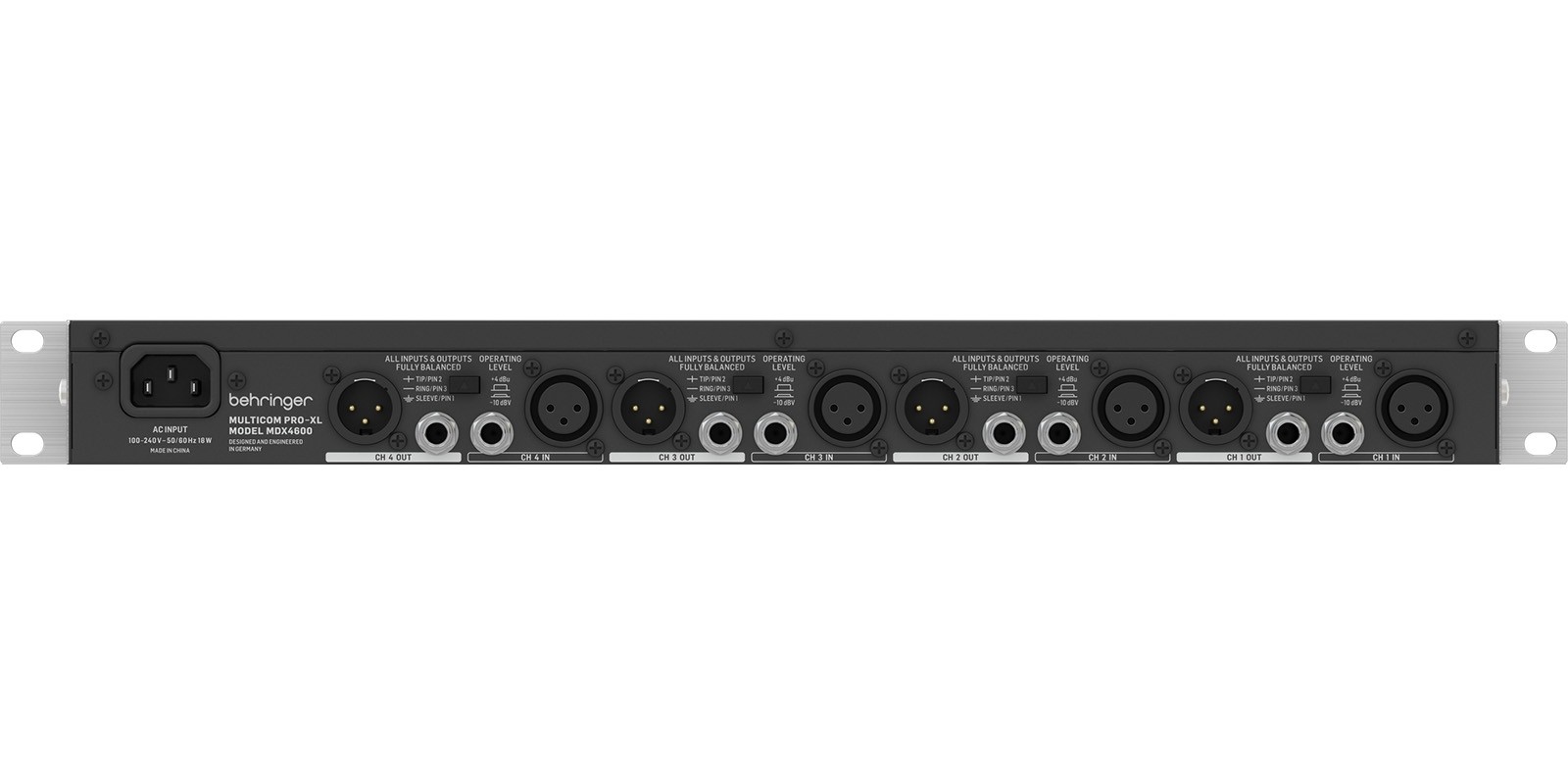 Compresor-limitador BEHRINGER MDX4600 V2.