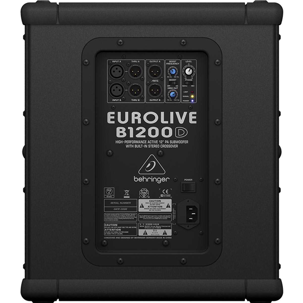 Bafle BEHRINGER con poder B1200D-PRO