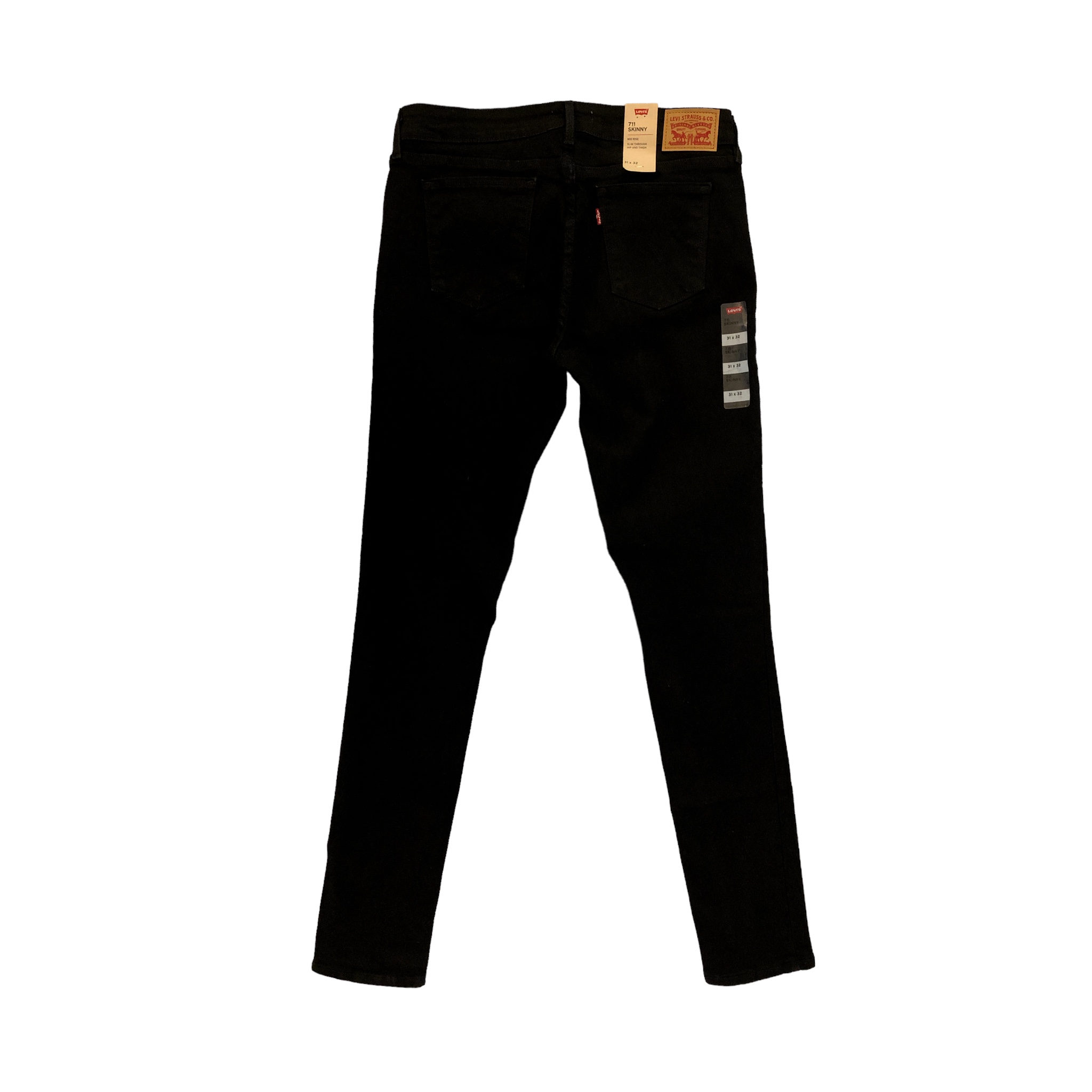 Pantalón 711 Skinny Negro para dama Levis