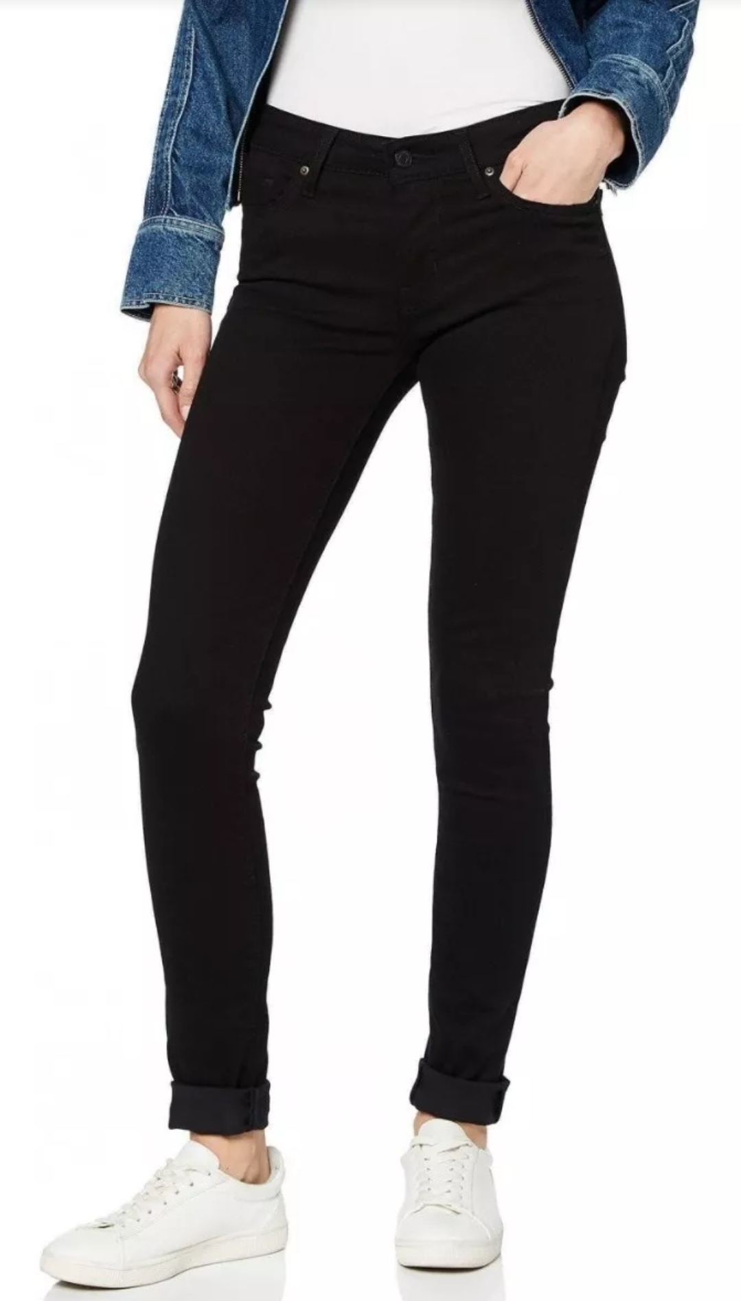 Pantalón 711 Skinny Negro para dama Levis