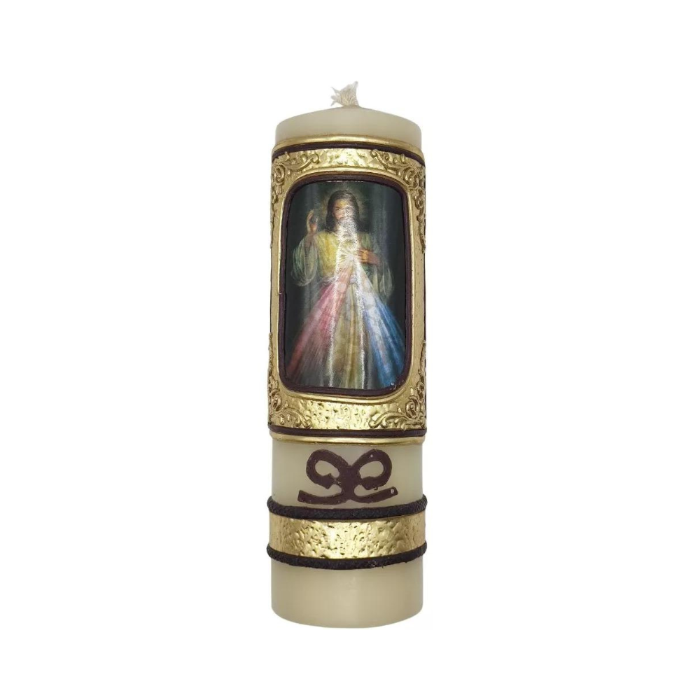 Cirio De Oración Sagrado Corazón De Jesús