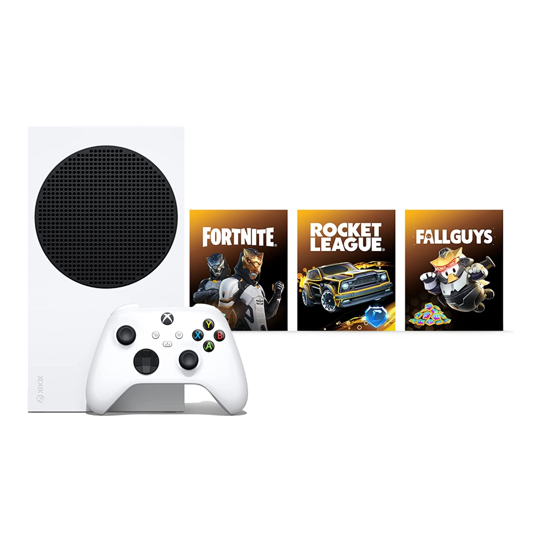 Consola Xbox Series S 512gb Ssd Paquete Gilded Hunter Blanco Detalle