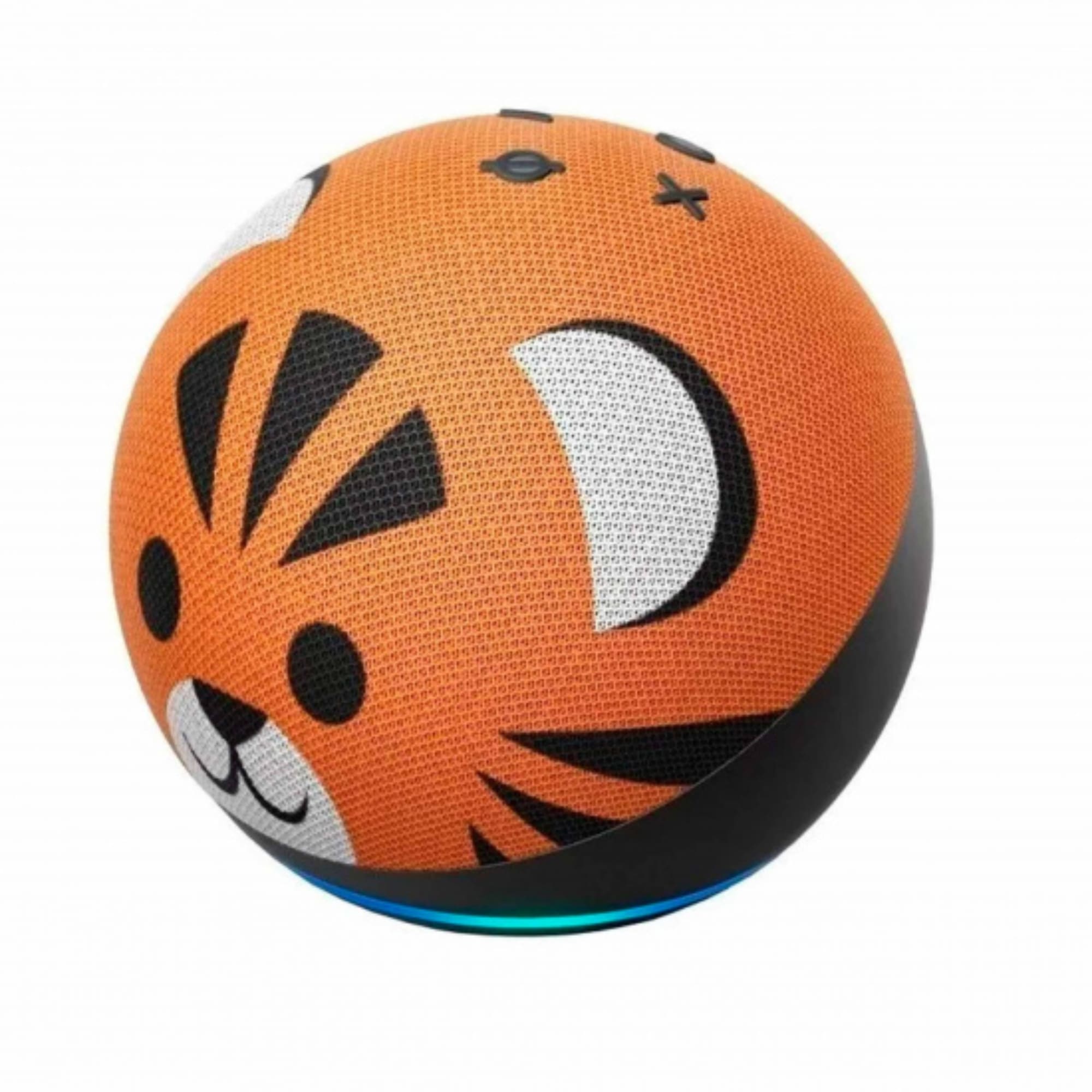 Amazon Echo Dot 4th Gen con asistente virtual Alexa para niños, Tigre