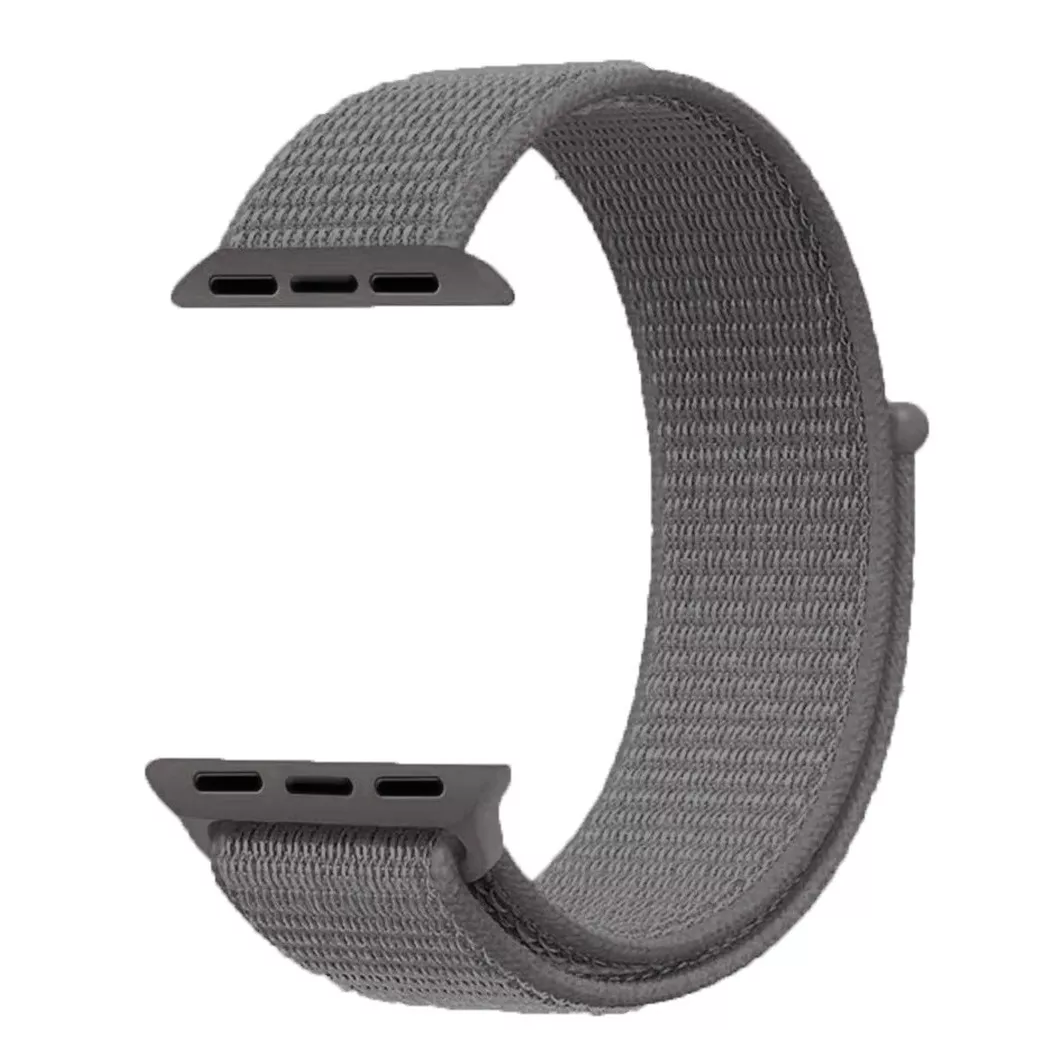Correa Extensible Para Apple Watch Serie Se/6/5/4/3/2/1 Tela 38 mm Gris