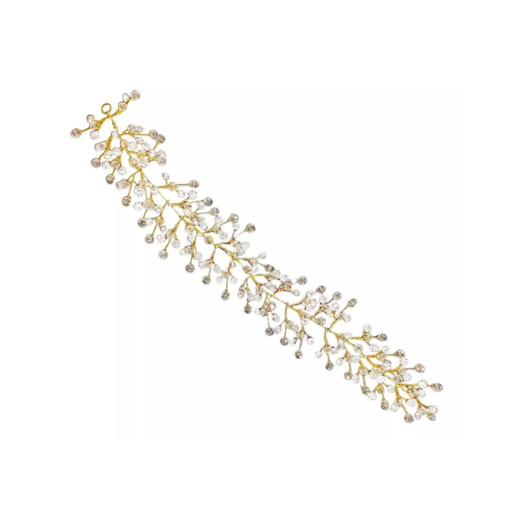 Diadema De Boda Fino Elegante De Cristal Accesorio Cabello