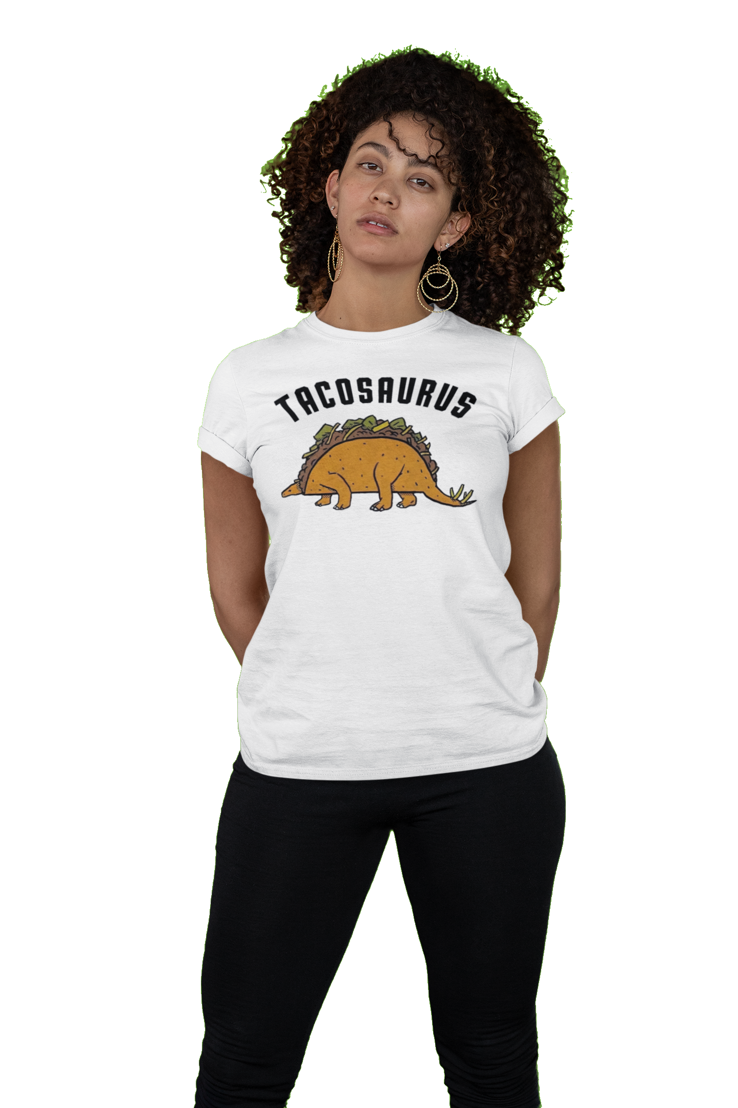 Playera Caballero Dama y Niño TacoSaurus Meme Dinosaurios