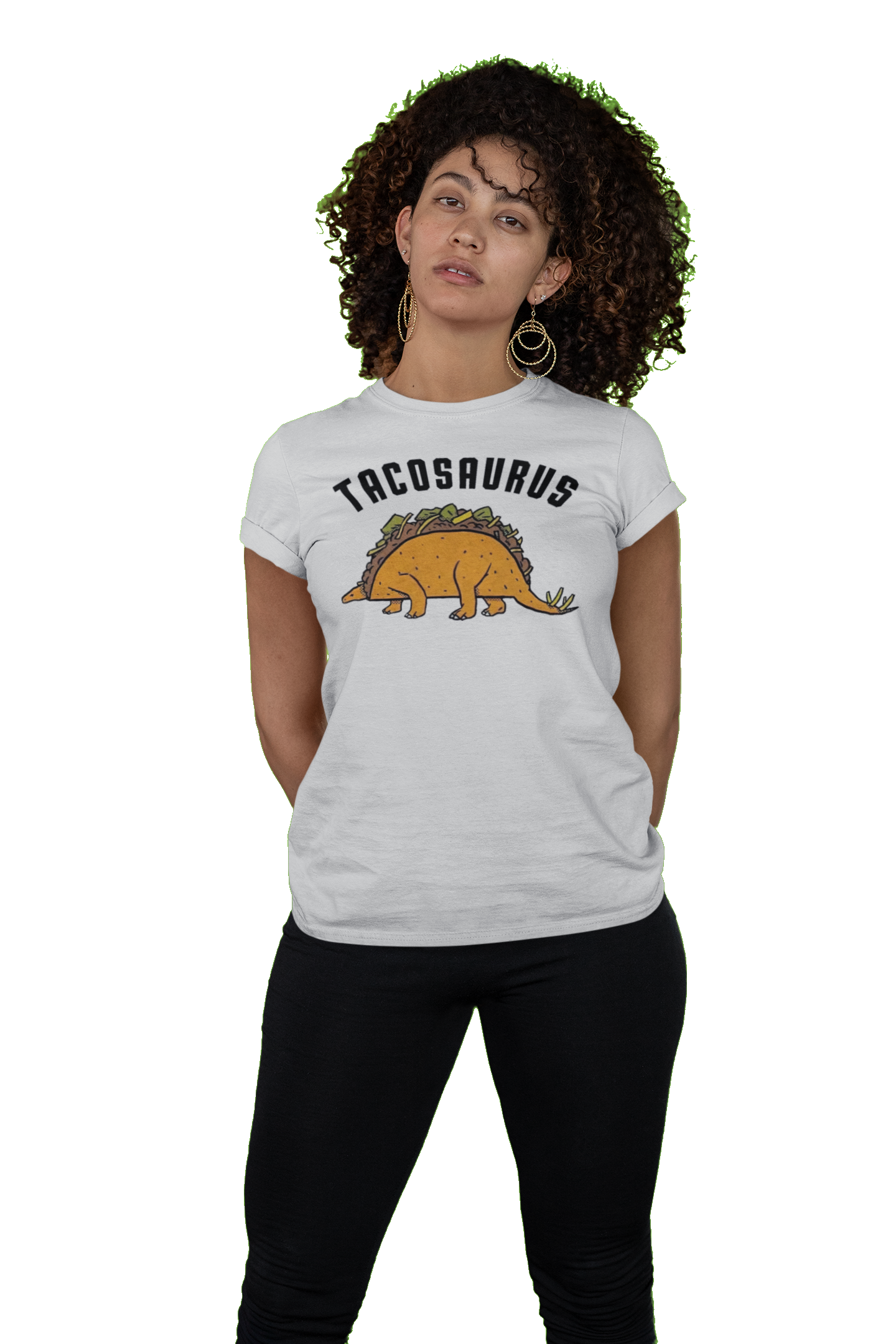 Playera Caballero Dama y Niño TacoSaurus Meme Dinosaurios