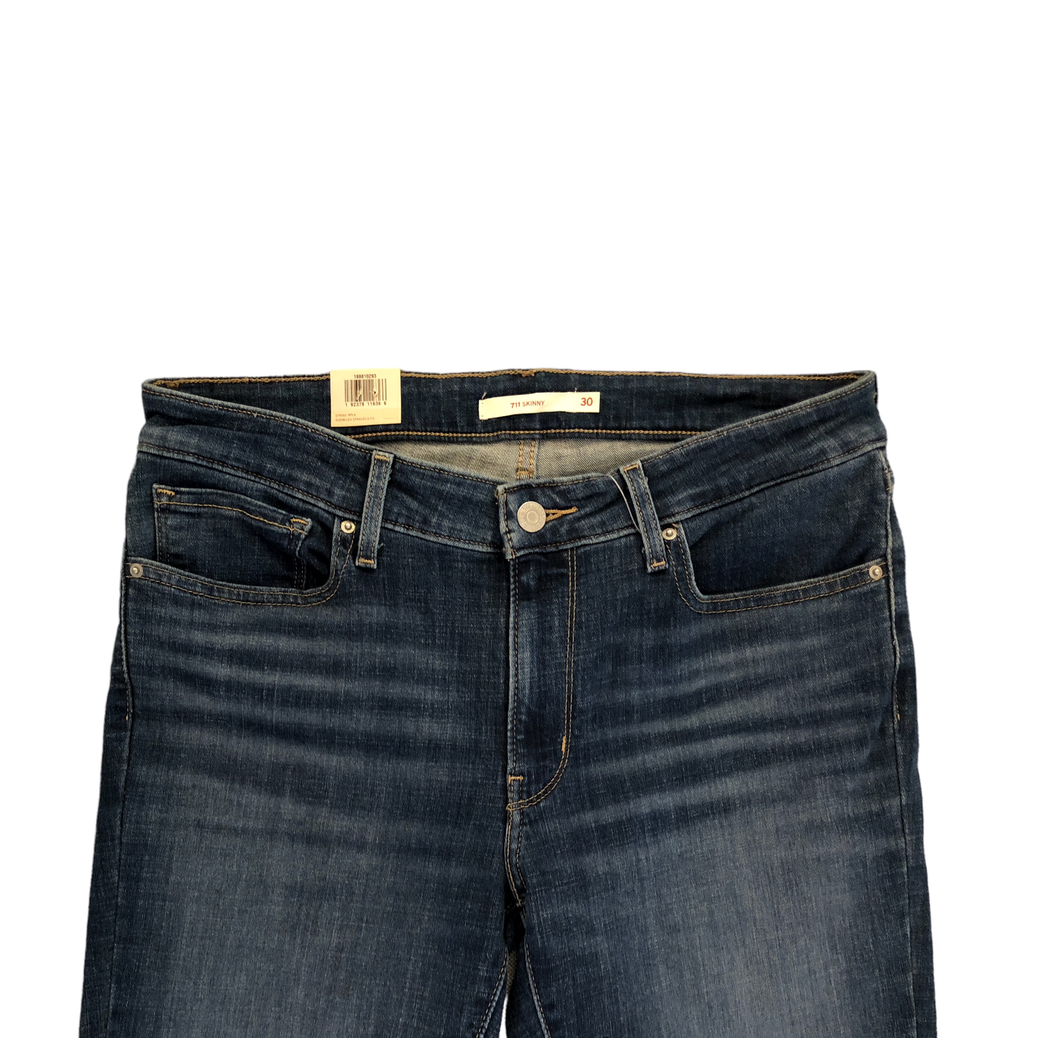 Pantalón 711 Skinny S CULPT azul oscuro dama Levis
