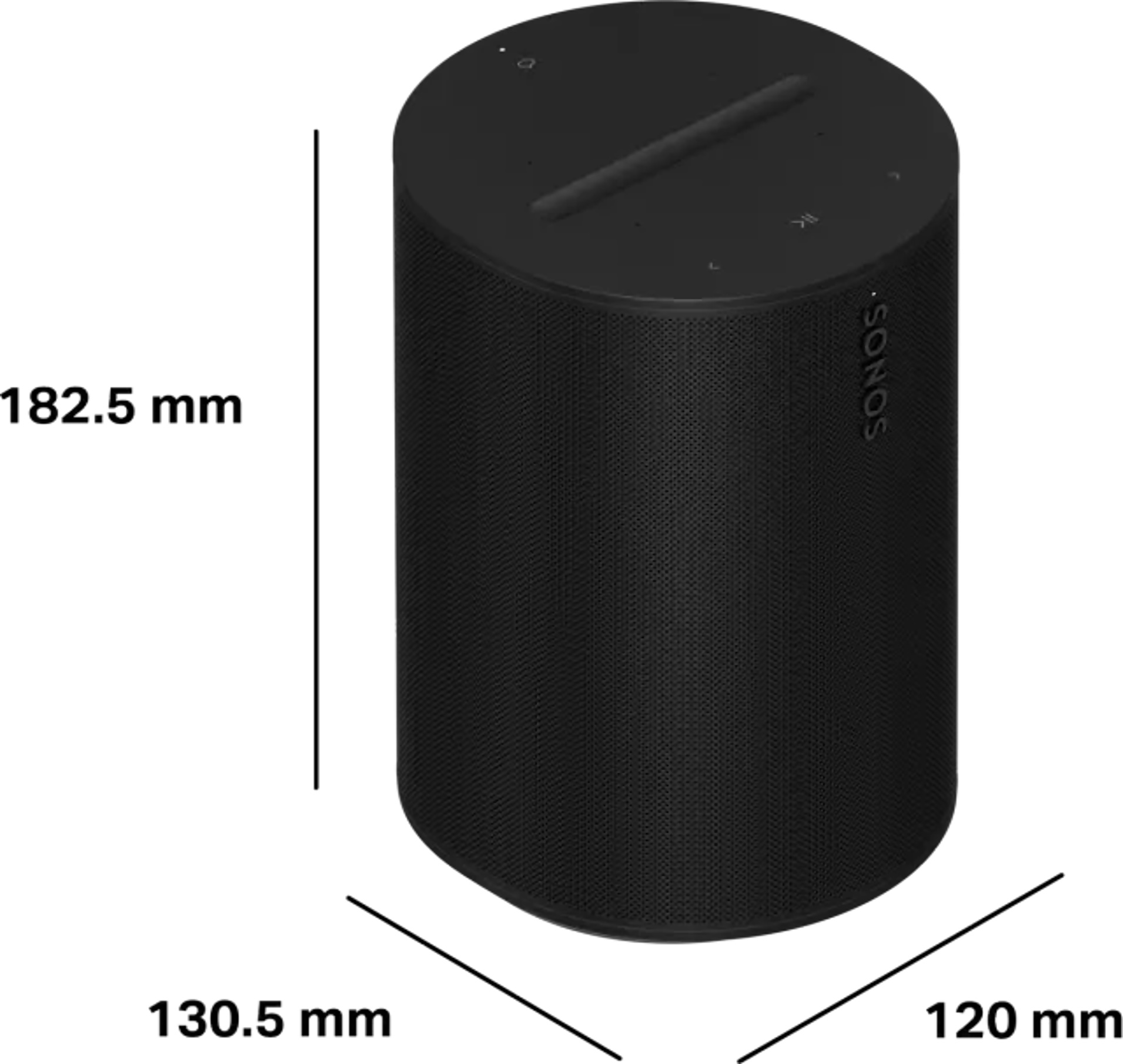 Bocina Inalámbrica Sonos ERA100-B con Acústica y Conectividad de Última Generación - Negro