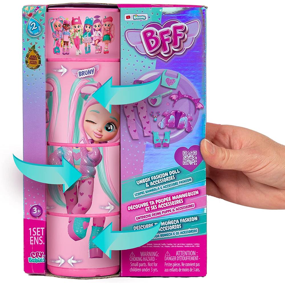 Cry Babies Bff Muñeca Bruny 9 Sorpresas 19 Cm Serie 2